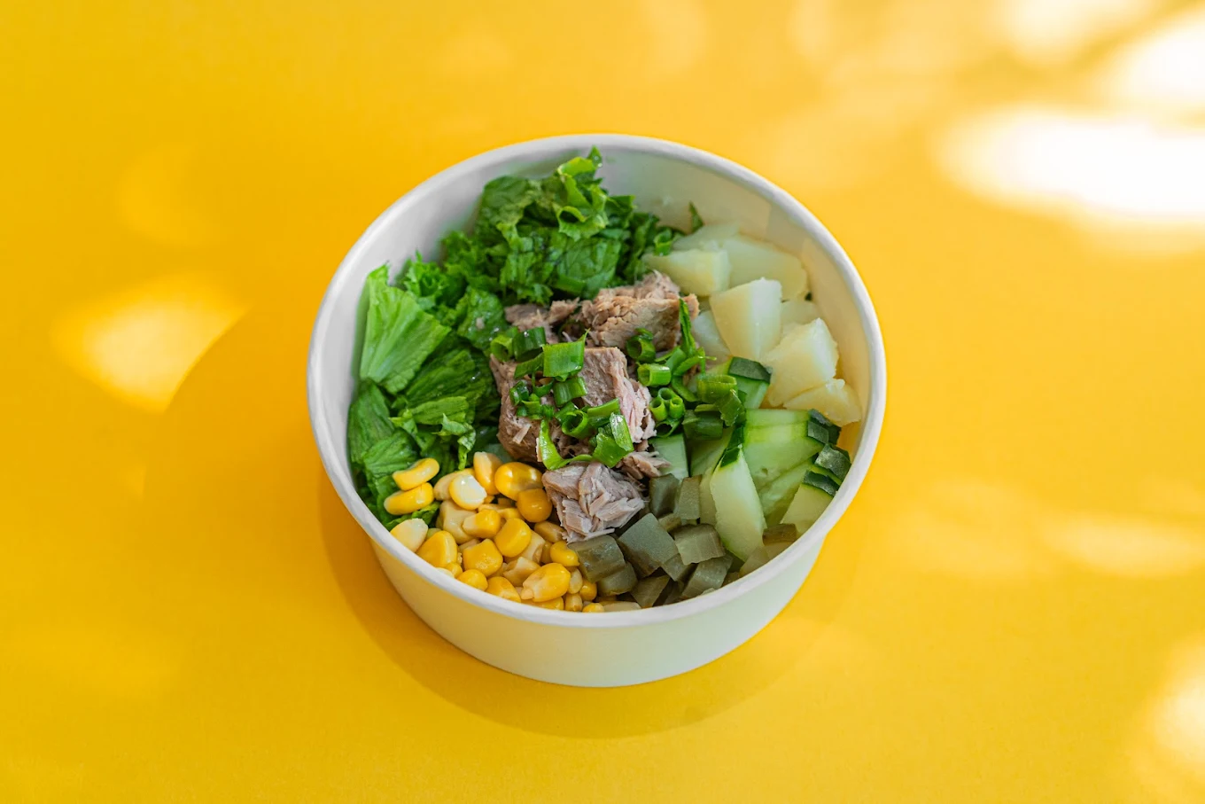 Tuna salad bowl